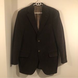 Lands End Corduroy Blazer / Sports Jacket Men’s Size 38 R Brown